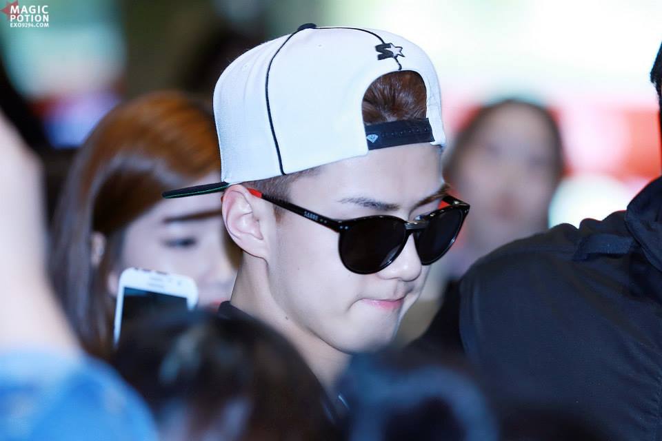 Sehun @ Gimpo Airport ✈ Haneda Airport 2014