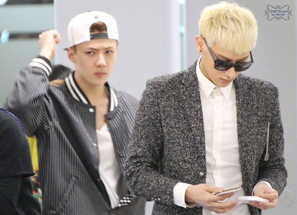 Sehun @ Gimpo Airport ✈ Haneda Airport 2014