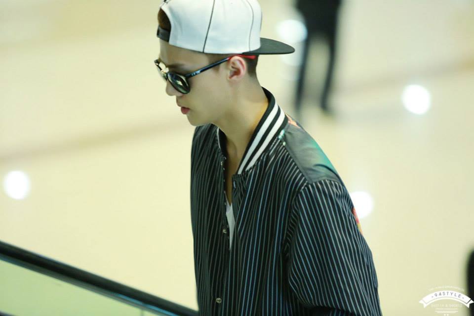 Sehun @ Gimpo Airport ✈ Haneda Airport 2014