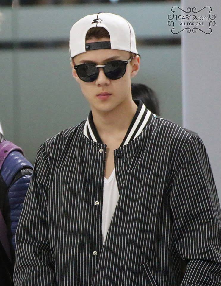 Sehun @ Gimpo Airport ✈ Haneda Airport 2014