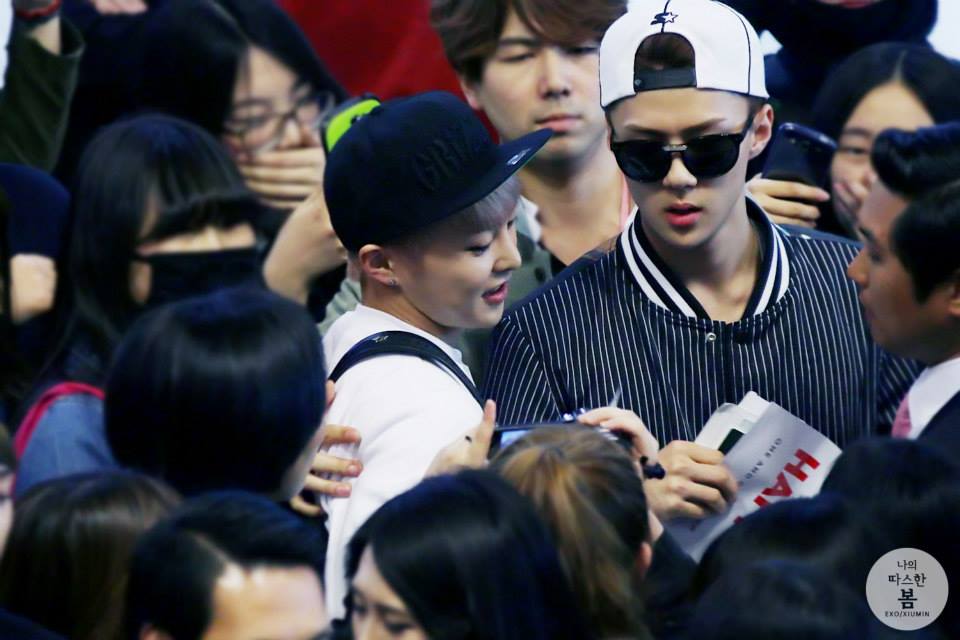 Sehun @ Gimpo Airport ✈ Haneda Airport 2014