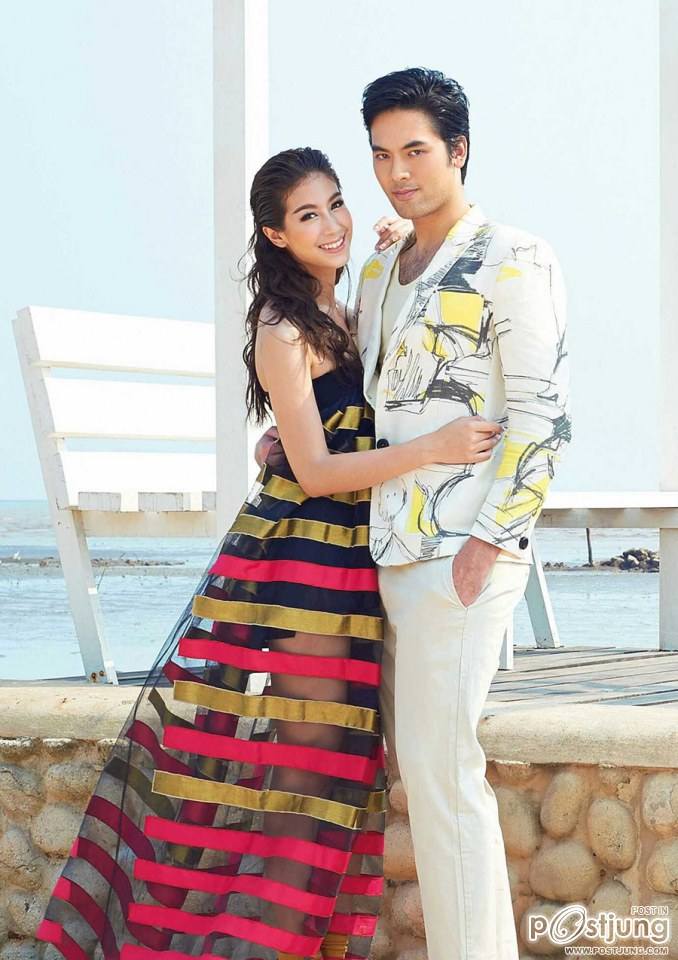 บอม ธนิน & มิ้นต์ ชาลิดา @ ขวัญเรือน vol.45 no.1018 April 2014
