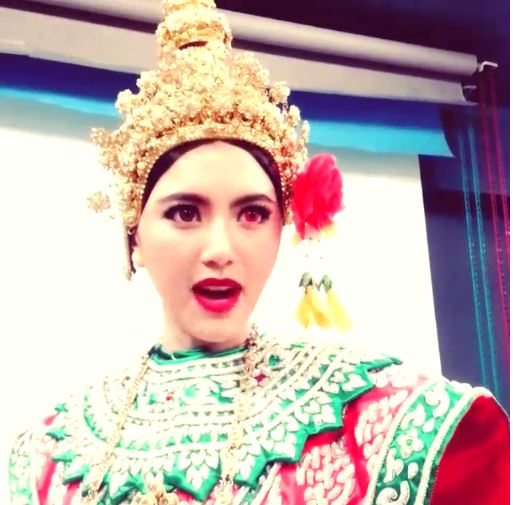 ฟิตติ้ง ''นางชฎา''  ใหม่ ดาวิกา  แต่งแบบนี้ น่ากลัวมากก หลอนมาก