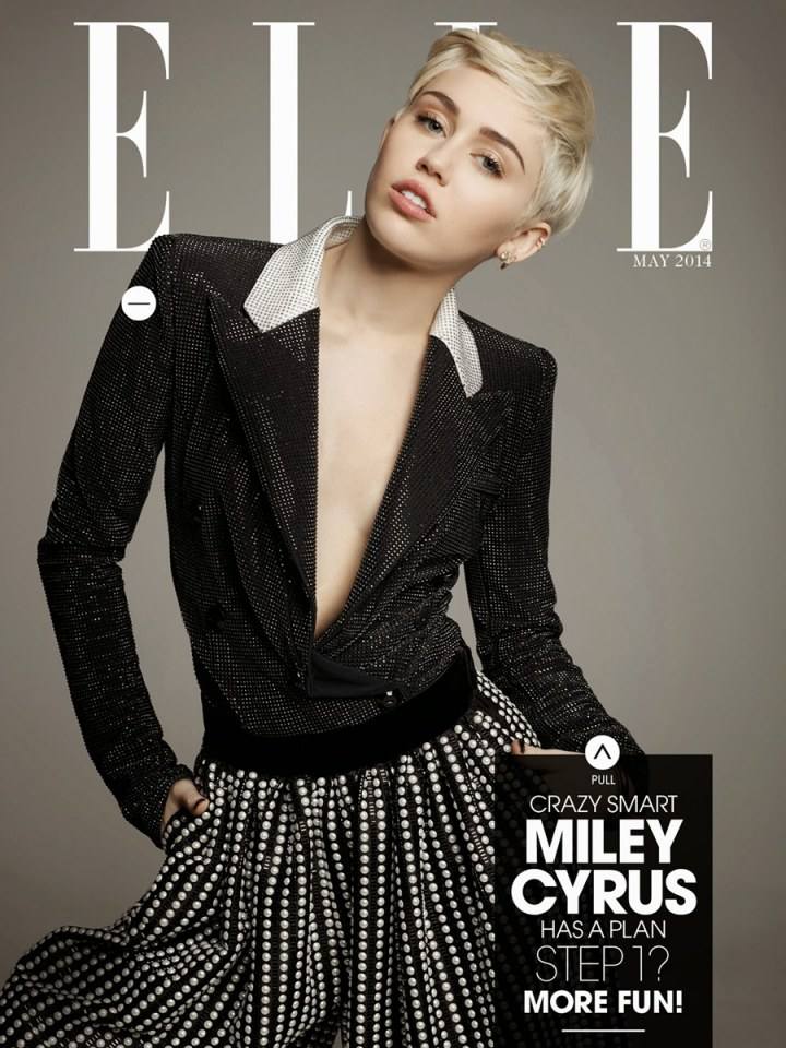 Miley Cyrus @ Elle US May 2014