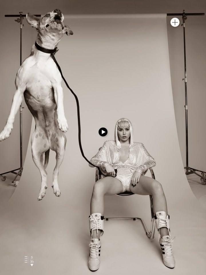 Miley Cyrus @ Elle US May 2014