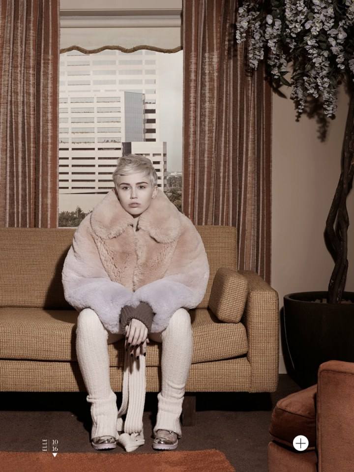 Miley Cyrus @ Elle US May 2014