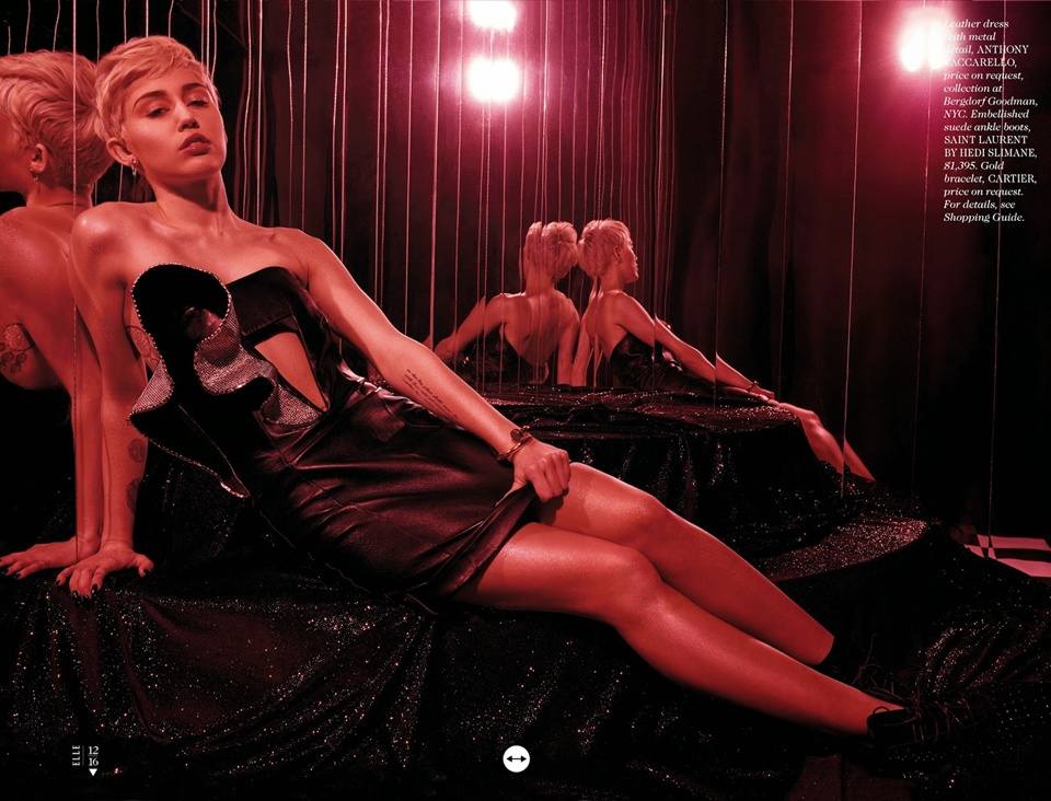 Miley Cyrus @ Elle US May 2014