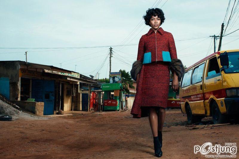 Naomi Campbell for W Magazine