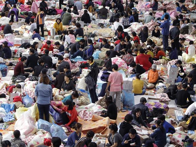 (รวมรูป) โศกนาฏกรรม เรือSEWOLล่มที่เกาหลีใต้