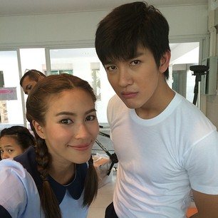 ภาพ.. จุ๋ย กับ พุฒ ในกองละคร ฝันเฟื่อง