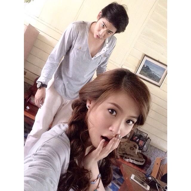 พอร์ช - ใบเฟิร์น คู่จิ้น 7ีสี สุดฮอต จากกองละคร คุณผีที่รัก
