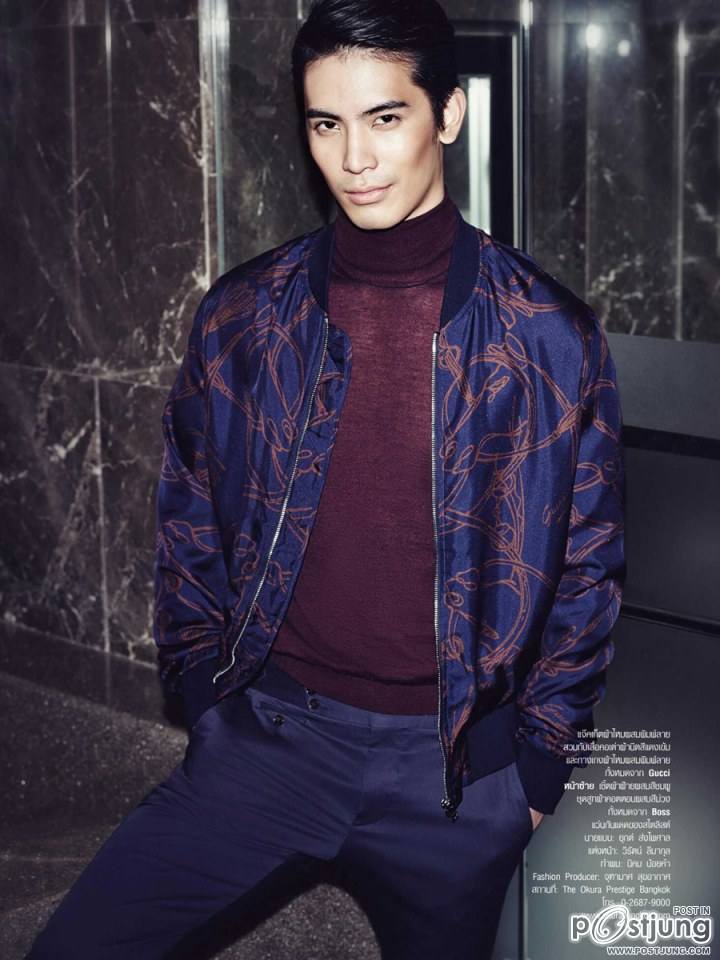 สน ยุกต์ @ Harper's Bazaar Men Thailand S/S 2014