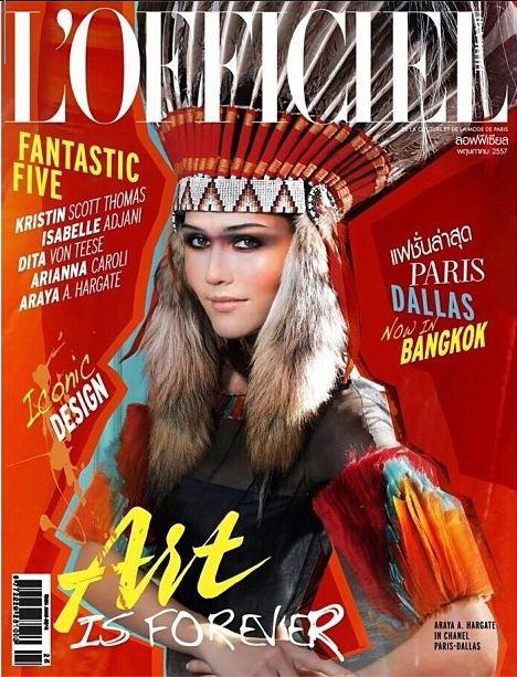 Araya a. Hargate in L'officielthailand เร็วๆนี้