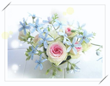 ดอกกุหลาบ ดอกไม้สวยๆ กริตเตอร์ น่ารักๆ No.1
