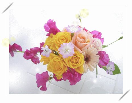 ดอกกุหลาบ ดอกไม้สวยๆ กริตเตอร์ น่ารักๆ No.2