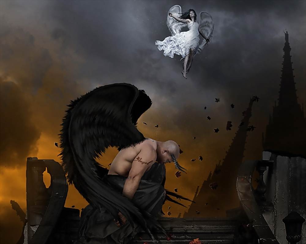 Angel-Evil Dark Art - No.4