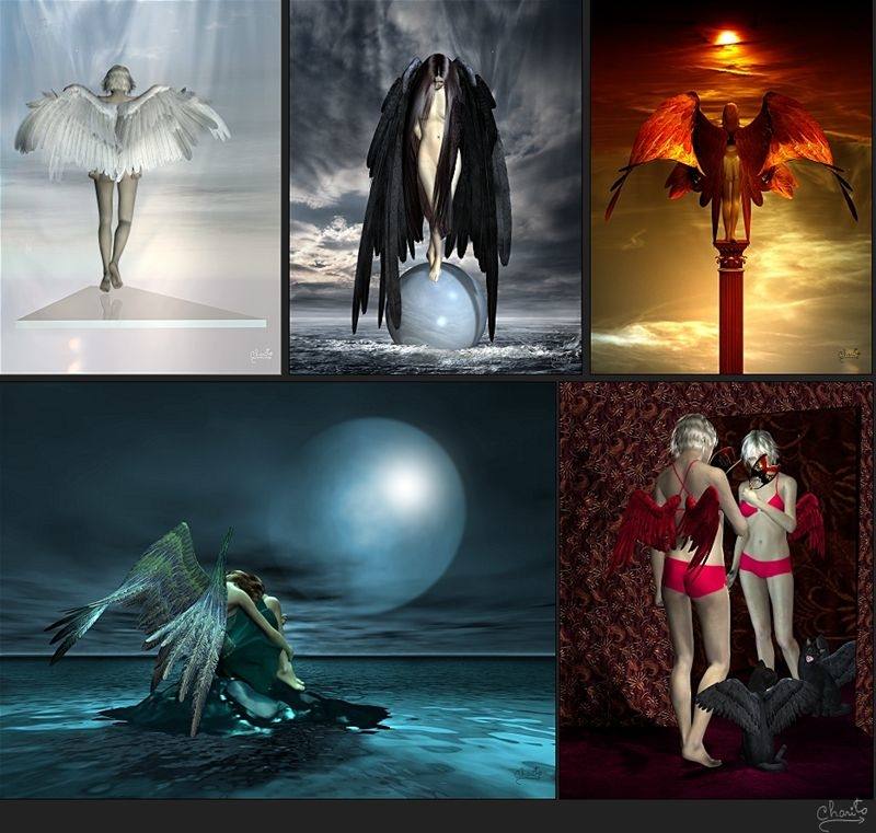 Angel-Evil Dark Art - No.5