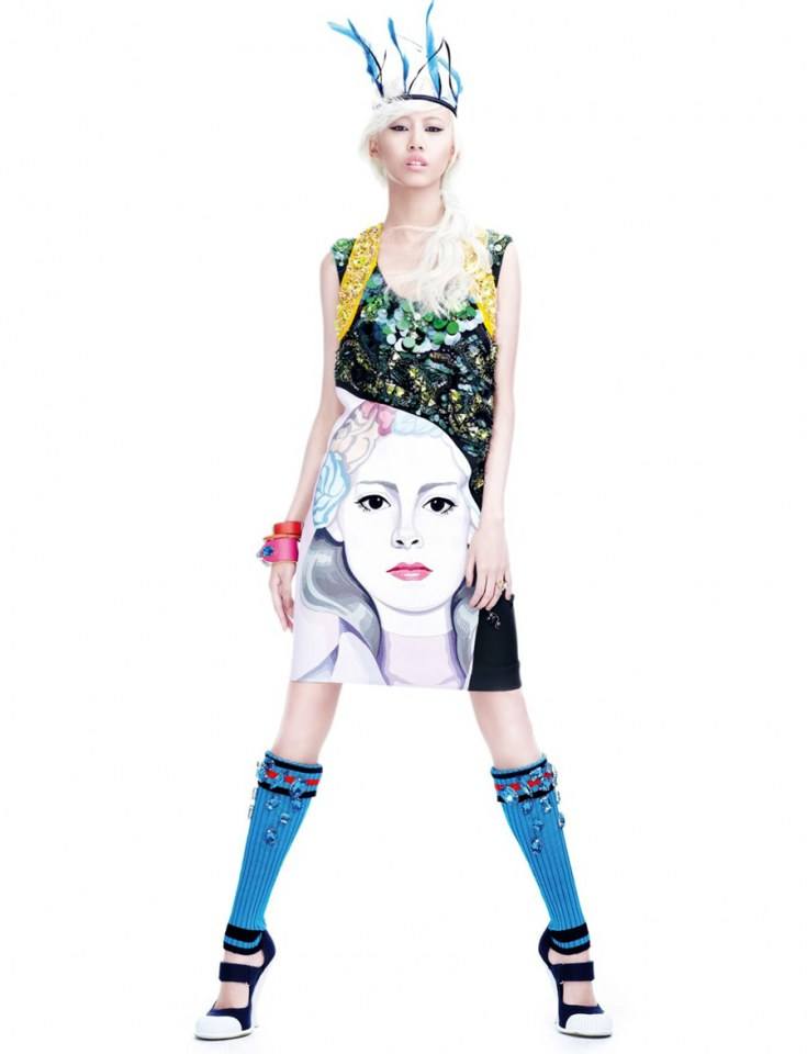 Sheena Liam @ Harper&rsquo;s Bazaar Singapore May 2014
