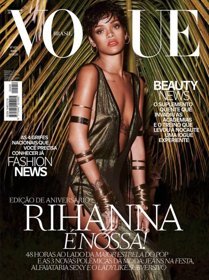 Rihanna @ Vogue Brazil May 2014