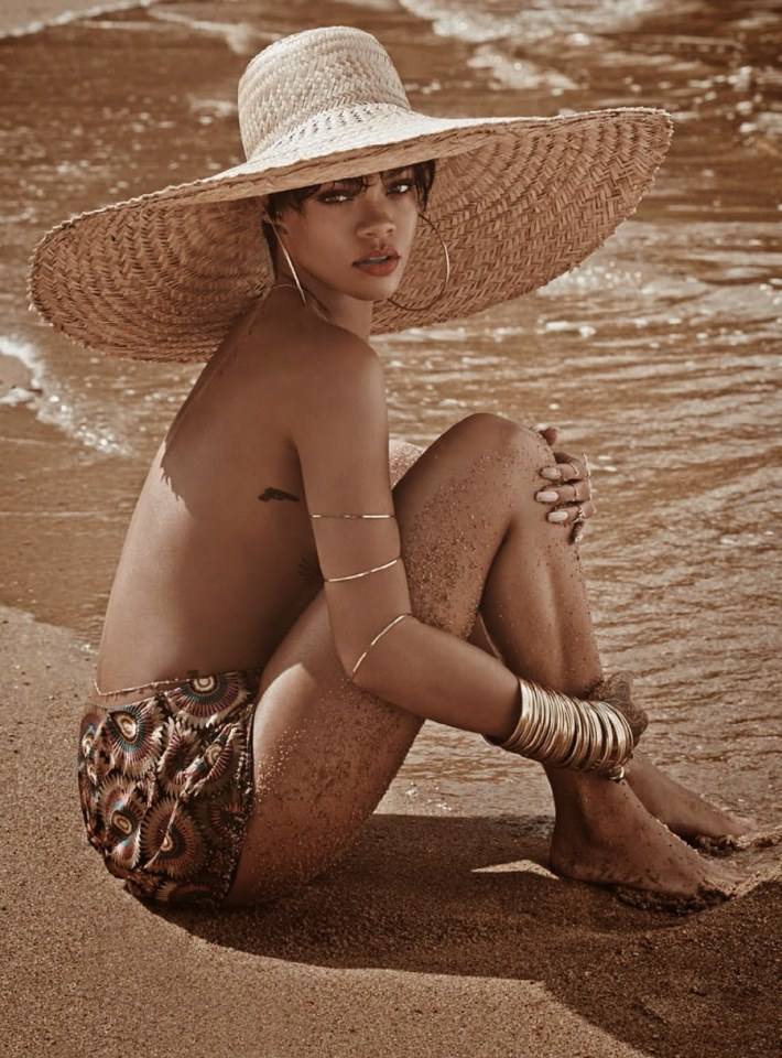 Rihanna @ Vogue Brazil May 2014