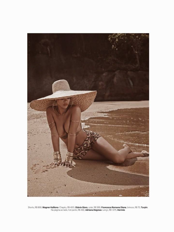 Rihanna @ Vogue Brazil May 2014