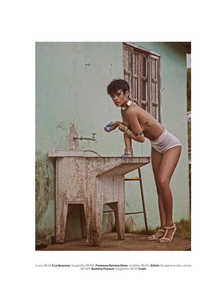 Rihanna @ Vogue Brazil May 2014