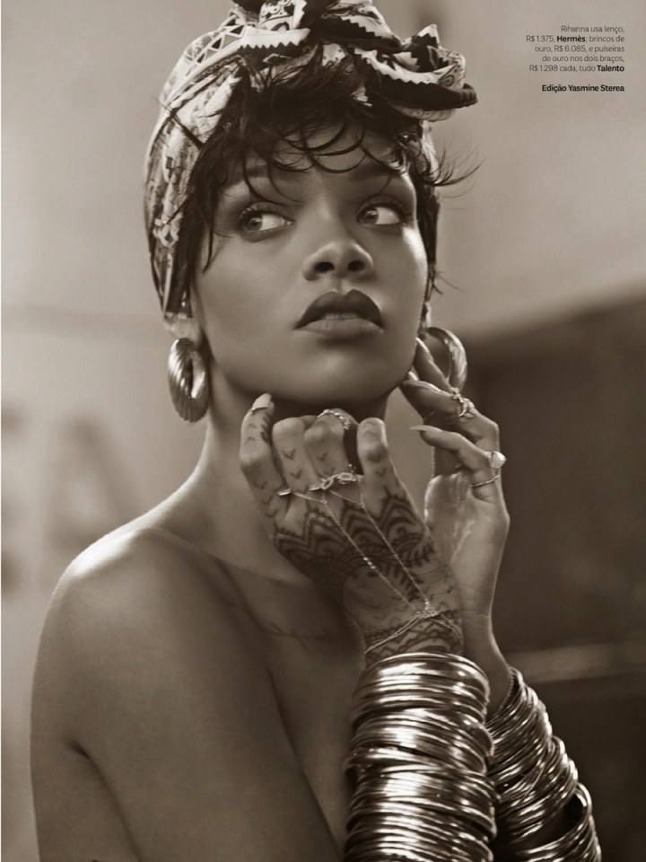 Rihanna @ Vogue Brazil May 2014