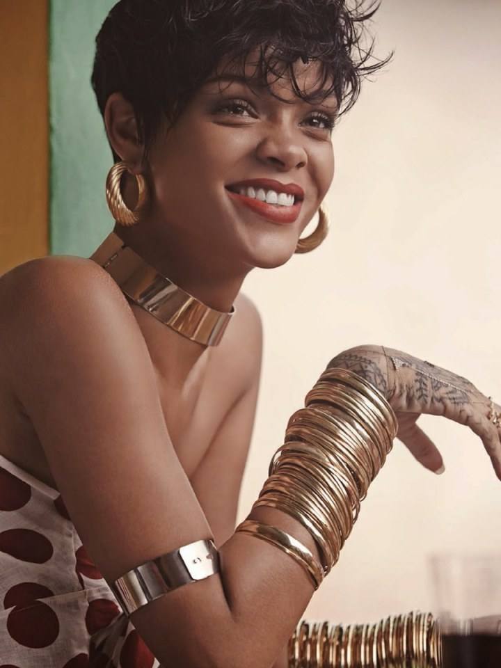 Rihanna @ Vogue Brazil May 2014