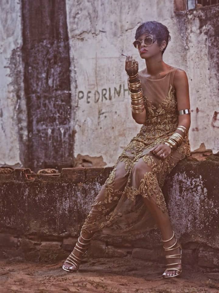 Rihanna @ Vogue Brazil May 2014