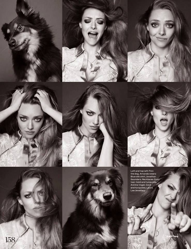 Amanda Seyfried @ Elle UK June 2014