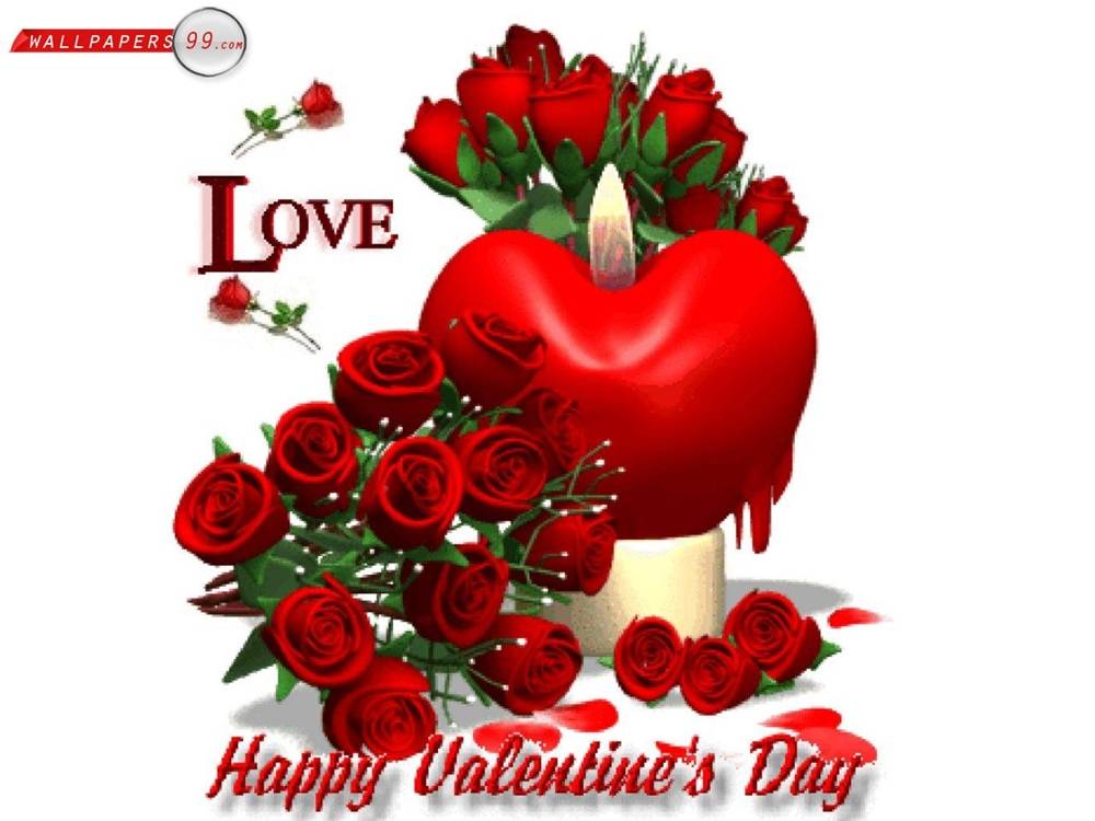 (Love&Valentine)3D-Wallpapers-Backgroundsภาพพื้นหลัง พักหน้าจอ No.3