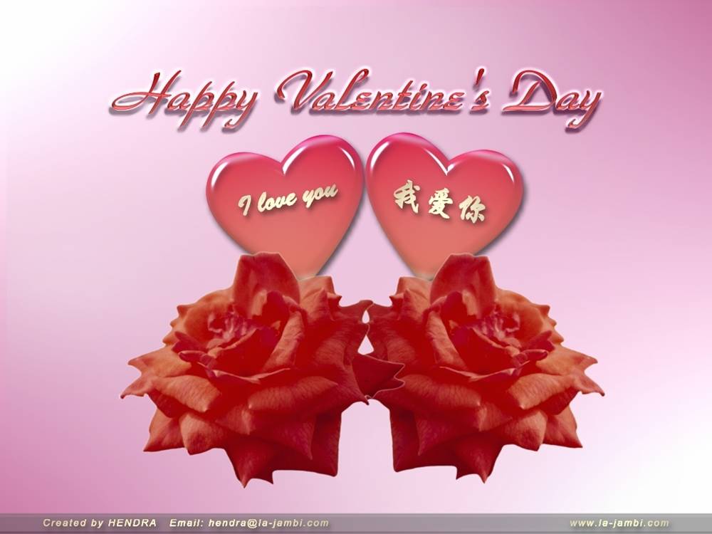 (Love&Valentine)3D-Wallpapers-Backgroundsภาพพื้นหลัง พักหน้าจอ No.6