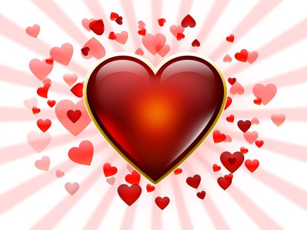 (Love&Valentine)3D-Wallpapers-Backgroundsภาพพื้นหลัง พักหน้าจอ No.8