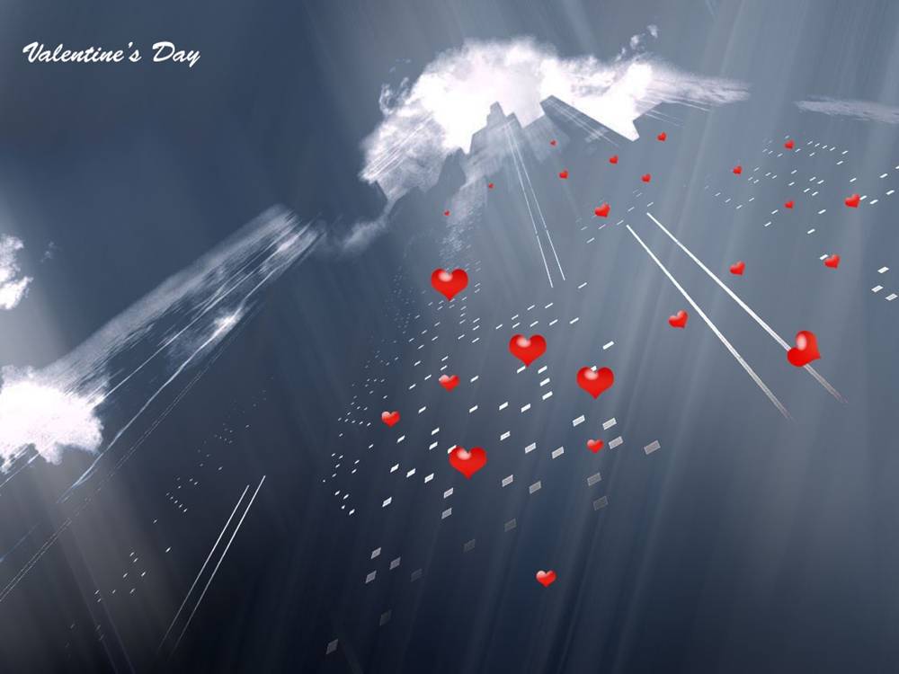 (Love&Valentine)3D-Wallpapers-Backgroundsภาพพื้นหลัง พักหน้าจอ No.10