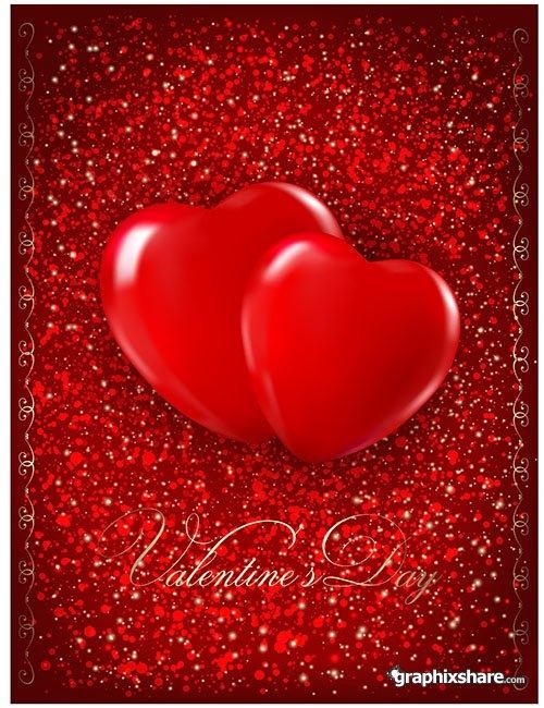 (Love&Valentine)3D-Wallpapers-Backgroundsภาพพื้นหลัง พักหน้าจอ No.11