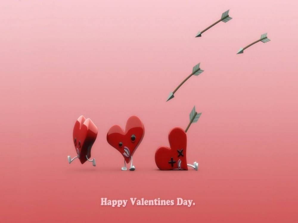 (Love&Valentine)3D-Wallpapers-Backgroundsภาพพื้นหลัง พักหน้าจอ No.13