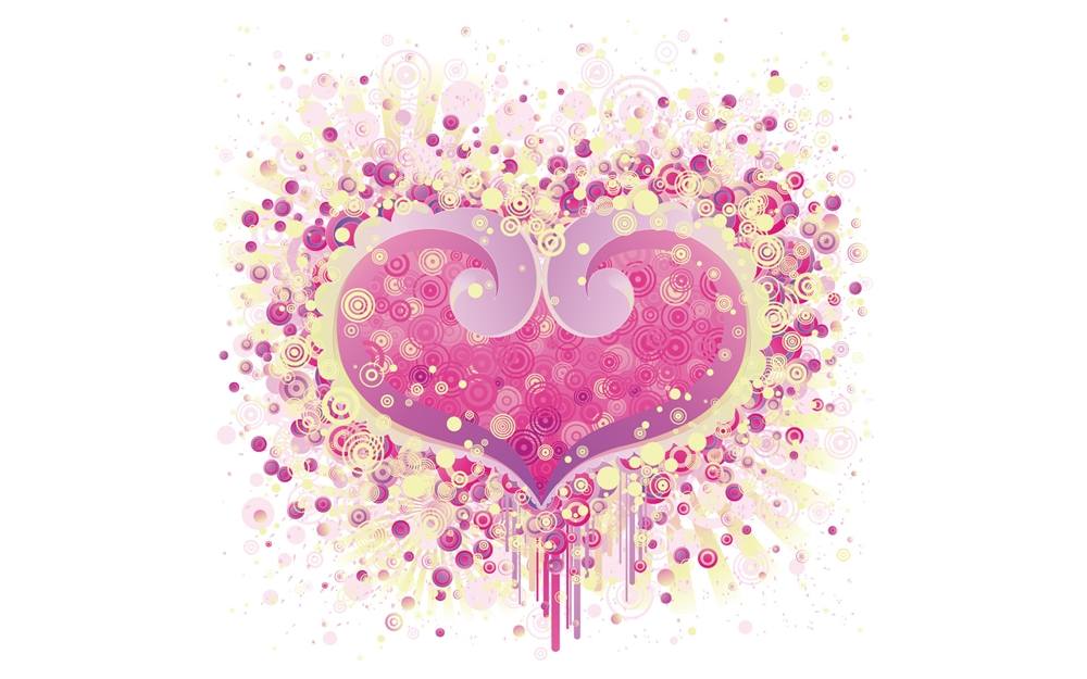 (Love&Valentine)3D-Wallpapers-Backgroundsภาพพื้นหลัง พักหน้าจอ No.13