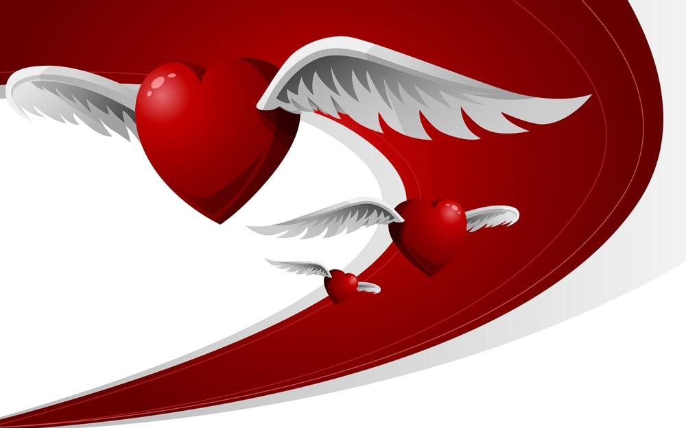 (Love&Valentine)3D-Wallpapers-Backgroundsภาพพื้นหลัง พักหน้าจอ No.14