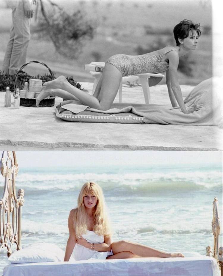 Audrey Hepburn & Brigitte Bardot
