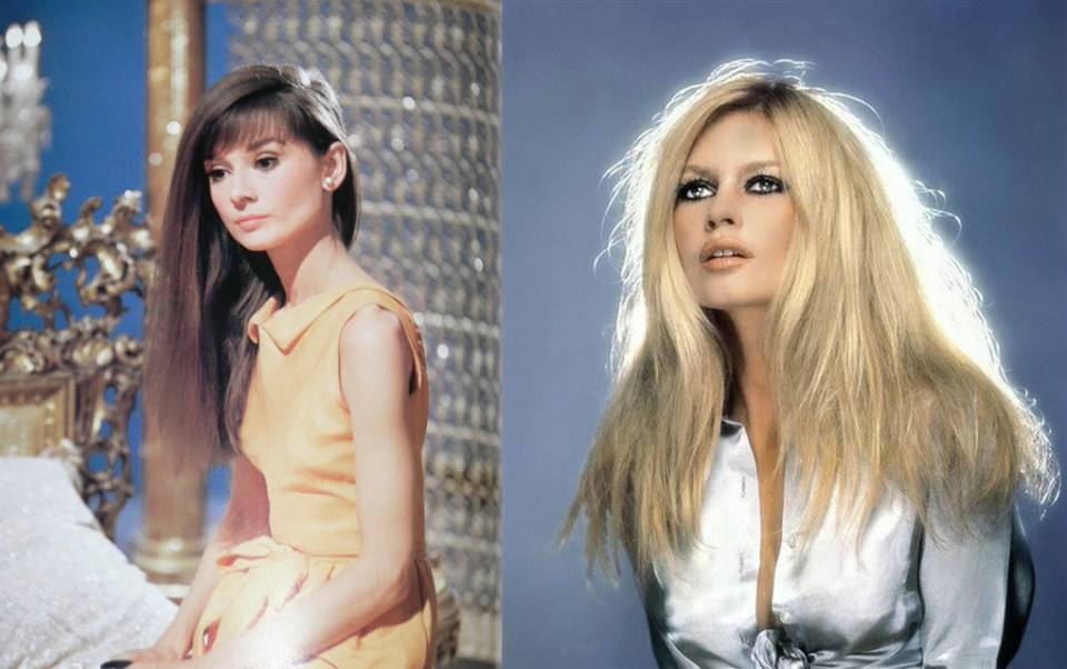 Audrey Hepburn & Brigitte Bardot