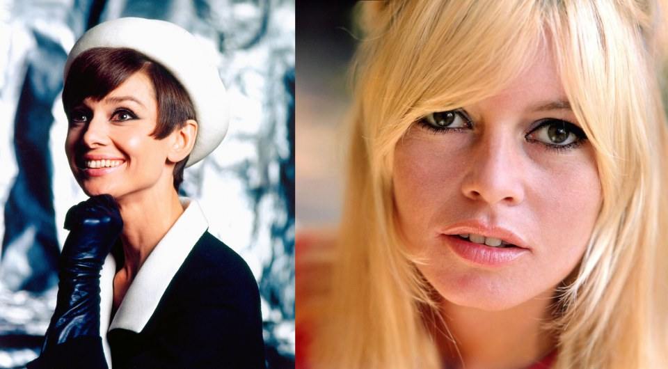 Audrey Hepburn & Brigitte Bardot