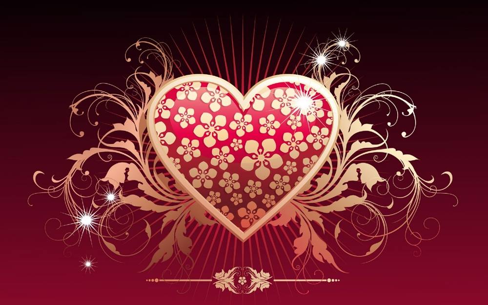 (Love&Valentine)3D-Wallpapers-Backgroundsภาพพื้นหลัง พักหน้าจอ No.16