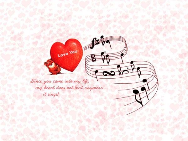 (Love&Valentine)3D-Wallpapers-Backgroundsภาพพื้นหลัง พักหน้าจอ No.17