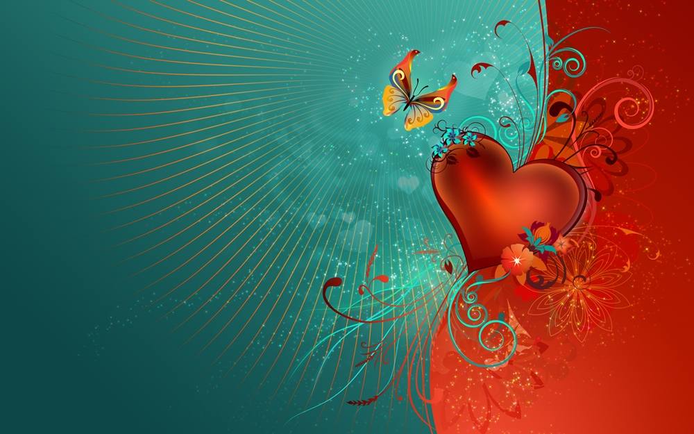 (Love&Valentine)3D-Wallpapers-Backgroundsภาพพื้นหลัง พักหน้าจอ No.18