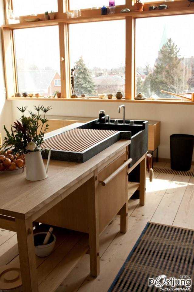 A Scandinavian-Inspired Kitchen with Hints of Japan by Julie Carlson