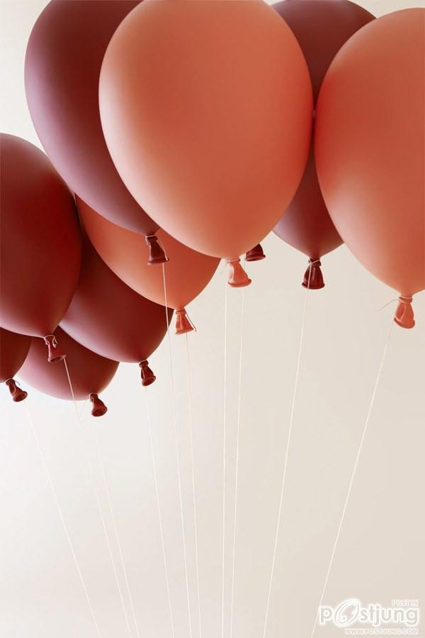 Chair that Looks Like It&rsquo;s Being Lifted by Balloons