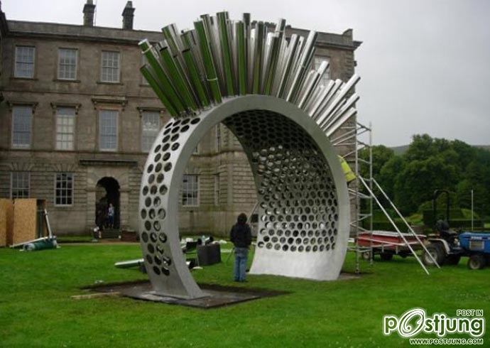 Aeolian Harp, a Musical Instrument Played by the Wind