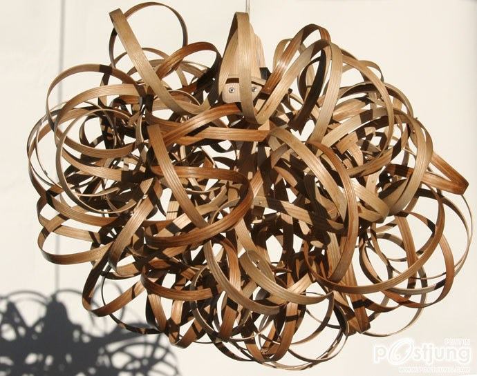Nature Inspires Us All: Wooden Lamps by Charlie Whinney!