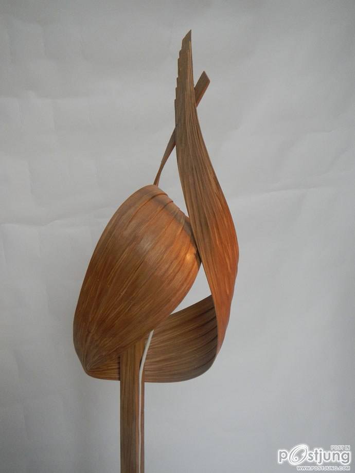 Nature Inspires Us All: Wooden Lamps by Charlie Whinney!