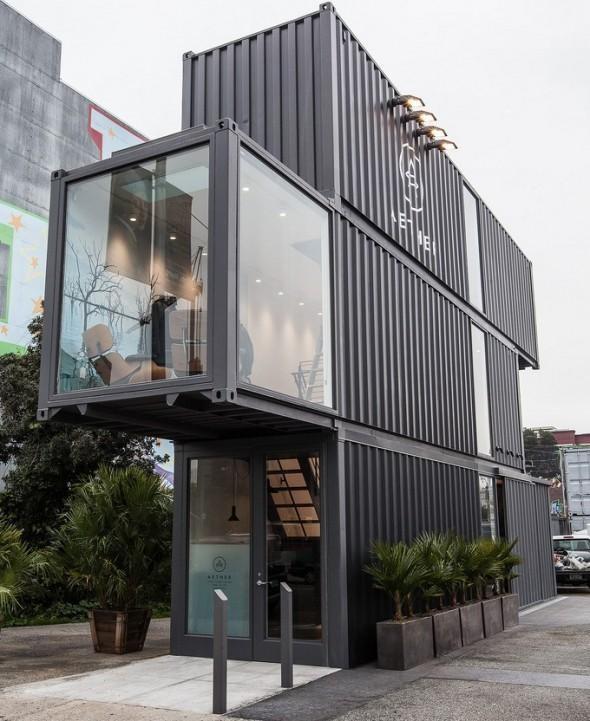 10 Shops and Restaurants Made from Shipping Containers by Alexa Hotz